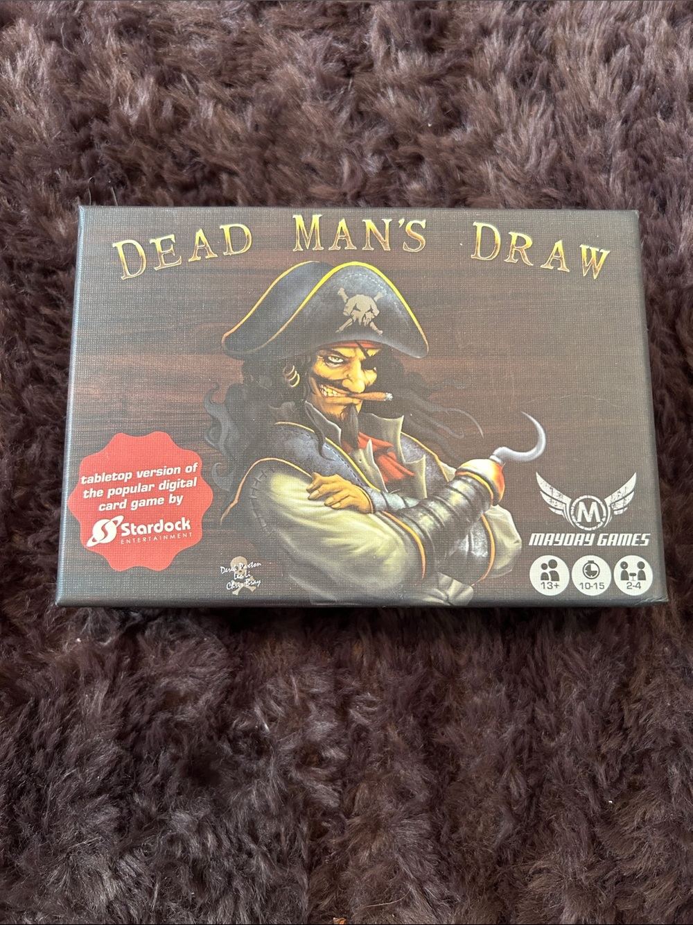 Dead Man's Draw Pirate Card Game - Brown Box Art